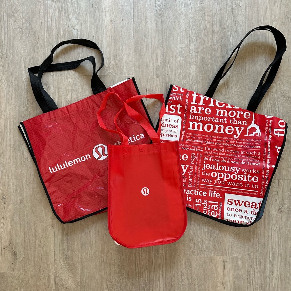 Set of Lululemon bags